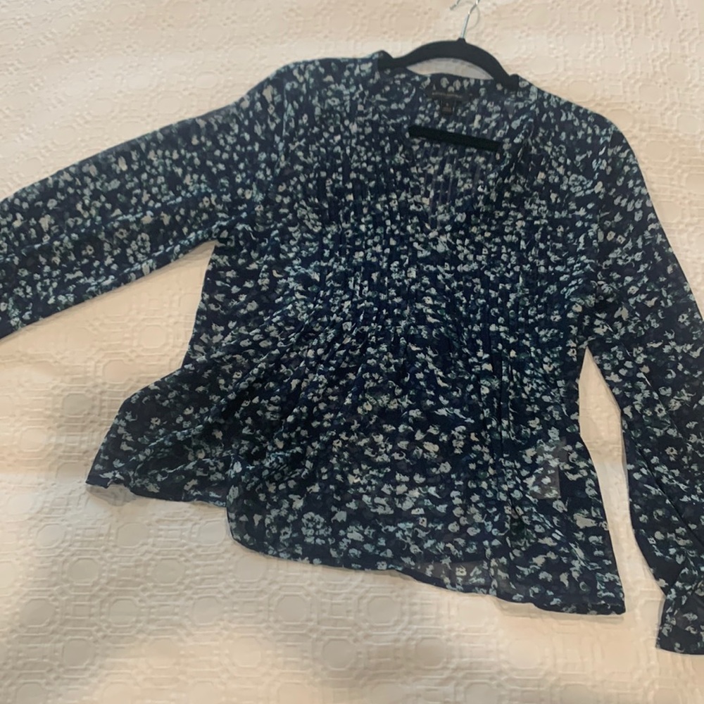 Banana Republic peasant blouse small